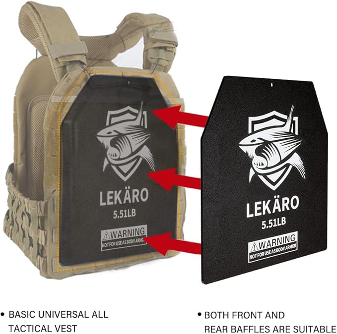 Weighted Vest Plates 5.51/8.81/15.43/20.94LB Pair for Weight Vests, Strength Training, Heavy
