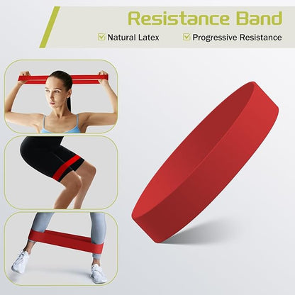 5-in-1 Foam Roller Set, Massage Roller Stick, Massage Ball, Resistance Band for Deep Muscle