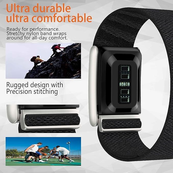 Nylon Soft Band Compatible with WHOOP 5.0, One, Peak, and Life | Adjustable, Durable & Secure Fit