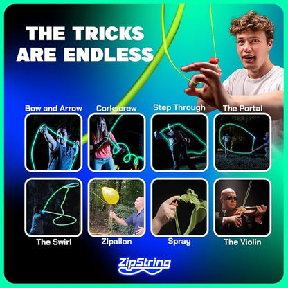 Luma - The Patented Glow-in-The-Dark Toy That Flies a Loop of String, Creates Endless Shapes and