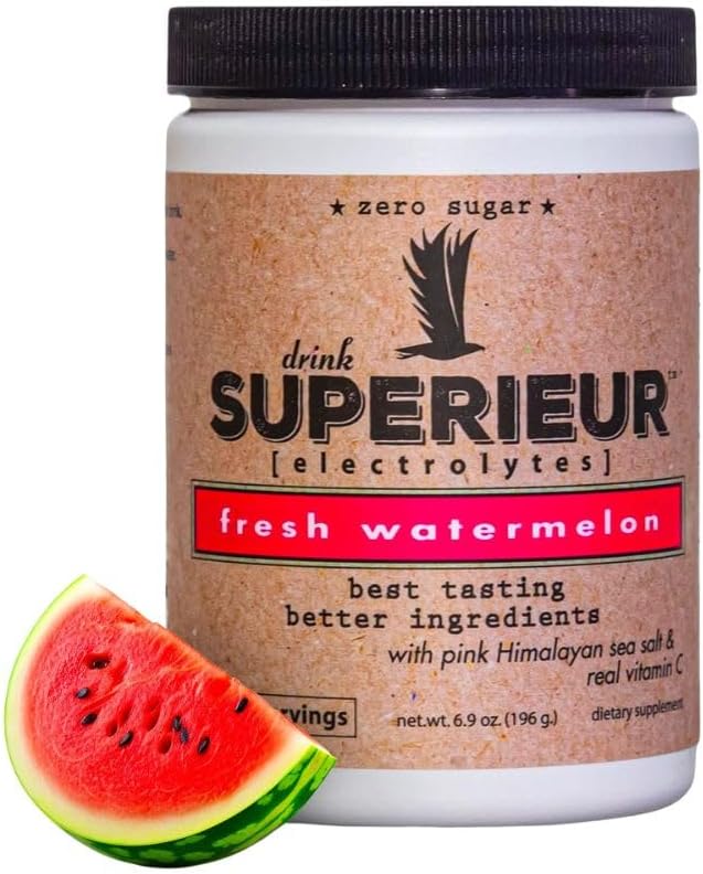 Superieur Electrolytes ??Plant Based Electrolyte Supplement w/Sea Minerals for Hydration & Recovery