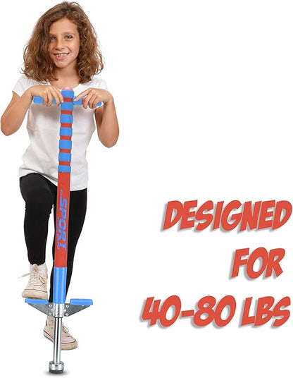 New Bounce Pogo Stick for Kids - Pogo Sticks, 40 to 80 Lbs - Sport Edition, Quality, Easy Grip