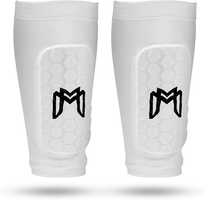 Mini Shin Guards Soccer – Built in Shin Pad Sleeves for Mens, Women, Teens - Small Shin Guards
