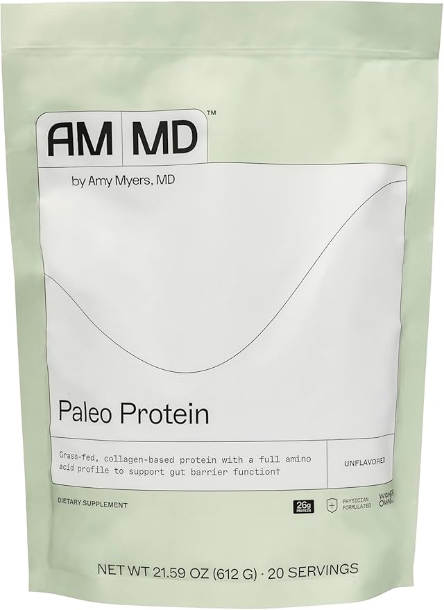Amy Myers MD The Myers Way Paleo Protein Unflavored - Supports Gut Barrier Function & Daily Protein