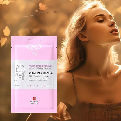 Leaders Insolution VITA Brightening Skin Renewal Mask | Vitamin C & Niacinamide for Dark Spot