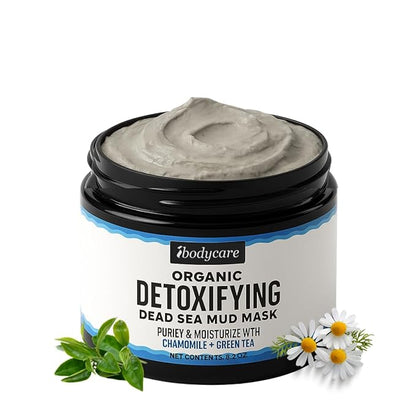 Organic Detoxifying Dead Sea Mud Mask A Whipped Mineral Clay A Evening Primrose Jojoba Rosehip and
