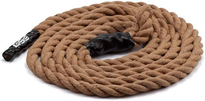 GSE Games & Sports Expert Gym Sisal Climbing Rope, Heavy Workout Rope for Indoor/Outdoor Workouts