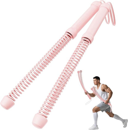 2PCS Weighted Ropeless Battle Ropes for Home Gym, Heavy Duty Arm Exerciser for Strength Training