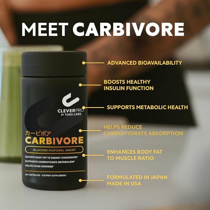 Carbivore Glucose Disposal Agent ??Supplement & Metabolism Booster??Supports Carbohydrate