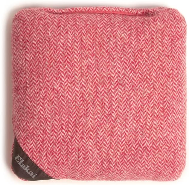 Elakai Cornhole Bags All Weather Single Sided Herringbone Regulation Size and Weight Set of 4 Size