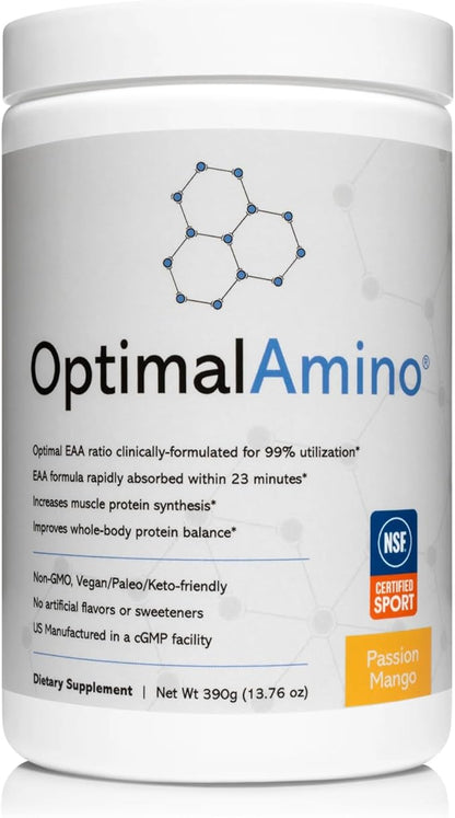 Amino Acid Powder | 99% Utilized Essential Amino Acid (EAA) Supplement | Pre/Post Workout & Muscle