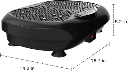 Vibration Plate Exercise Machine - Whole Body Workout Vibration Platform Lymphatic Drainage Machine