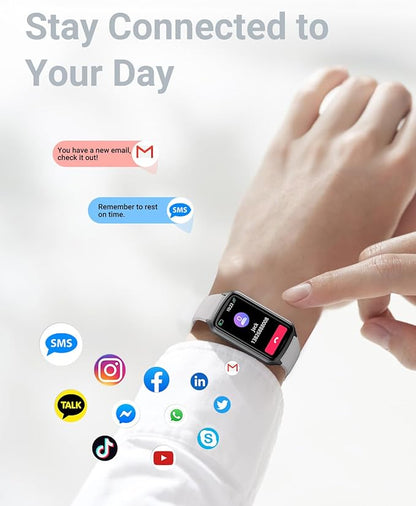 Health Fitness Tracker with 24/7 Heart Rate, Blood Oxygen, Blood Pressure, Sleep Tracker, 5ATM