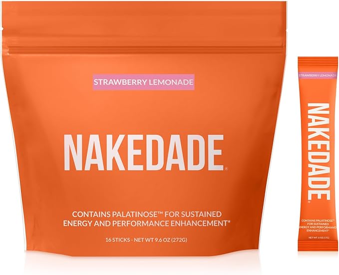 Nakedade Strawberry Lemonade ??Performance Enhancing Sports Drink Powder - Electrolyte Powder ??No