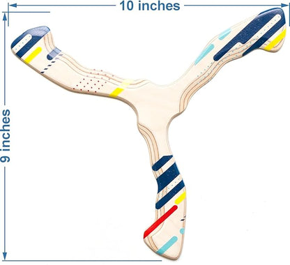 Wooden Boomerang Storm v2 | Handcrafted Returning Boomerang | Easy-to-Throw Design for Beginners |