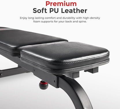 Sunny Health & Fitness Multifunctional Strength Training Home Gym – Complete Workout Equipment with