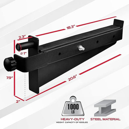 Yes4All Power Rack J-Hooks & Attachments ??Heavy Duty Barbell Holders Compatible with 2x2 & 3x3