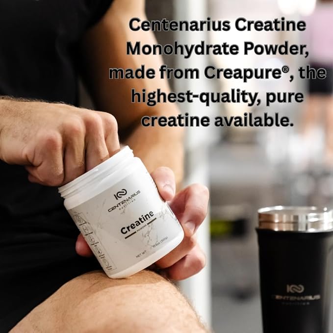 Centenarius Nutrition Creapure® Creatine Monohydrate Powder Supplement - Creatine for Women and Men