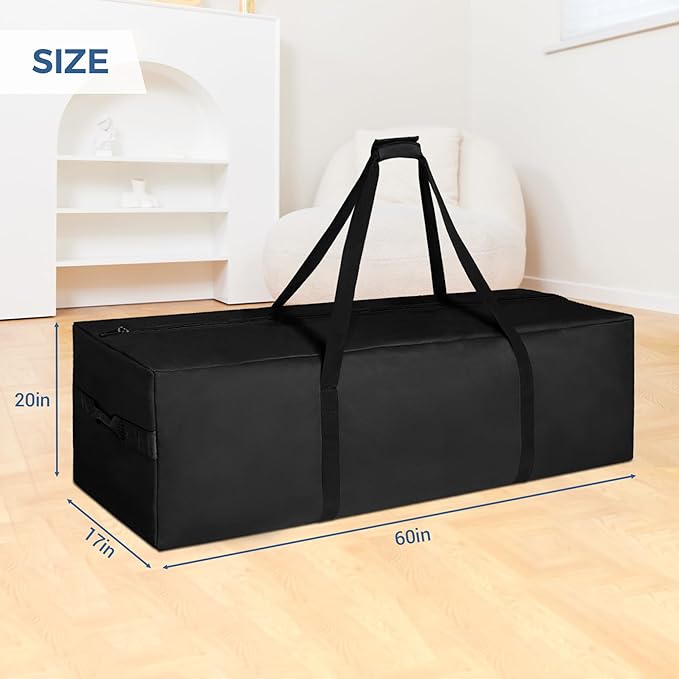 COOLBEBE 60" Sports Duffle Bag - 332L Extra Large Travel Duffel Luggage Bag with Upgrade Zipper