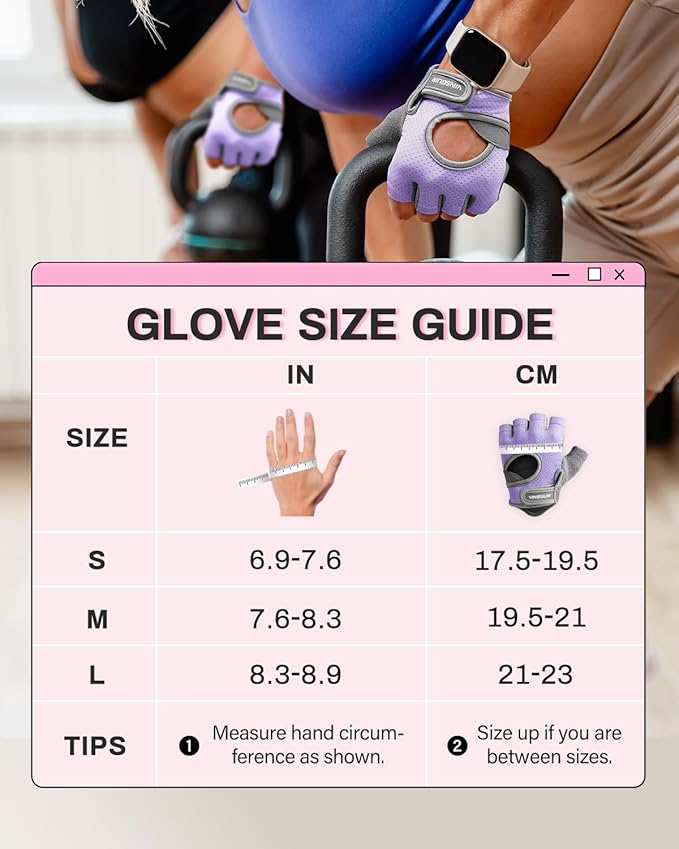 VINSGUIR Workout Gloves for Women and Men, Breathable Weight Lifting Gloves for Gym Exercise