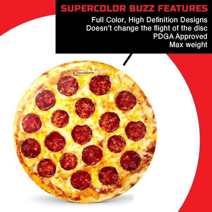 Discraft ESP Buzzz Supercolor Midrange Disc Golf Disc - Custom Design Discraft Discs - Straight