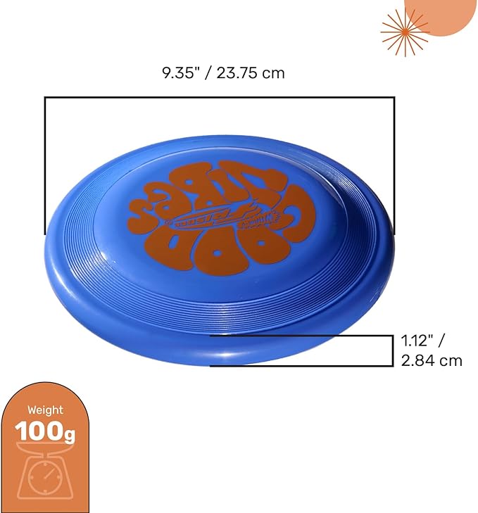 Wham-O Frisbee Fastback Flying Disc, 9.35 Inch Dog-Friendly Lightweight Sports Disc Toy for Outdoor