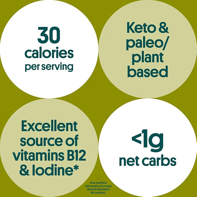 Gimme Seaweed Organic Premium Roasted Seaweed Snacks, Extra Virgin Olive Oil, 20 Count, Keto