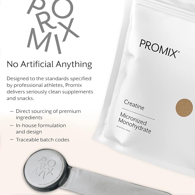ProMix Nutrition Creatine Monohydrate Travel Packs, 5g of micronized Clean Creatine for Men and