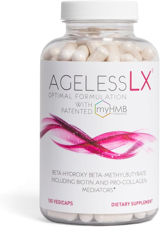 HMB Supplements for Women - Collagen Enhancer Capsules - Anti-Aging for 40 + Lean Muscle Builder