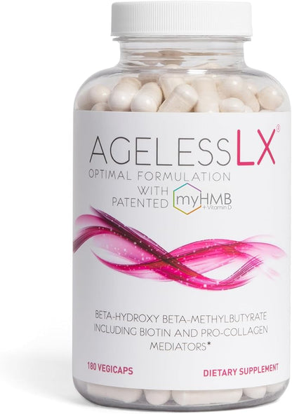 HMB Supplements for Women - Collagen Enhancer Capsules - Anti-Aging for 40 + Lean Muscle Builder