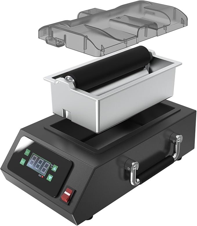 XCMAN Alpine Nordic XC Ski Digital Roller Waxing Machine - Detachable Wax Tray - Double Roller