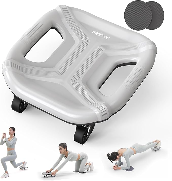 PROIRON Ab Roller with Knee Pads for Abs Workout, Multifunctional Ab Roller Wheel for Abs Workout