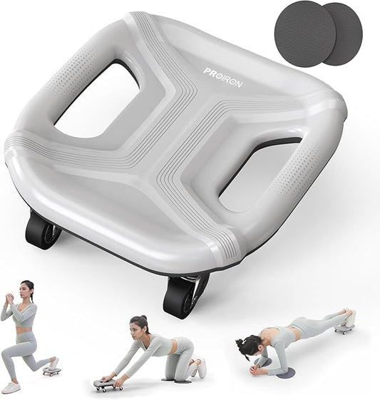 PROIRON Ab Roller with Knee Pads for Abs Workout, Multifunctional Ab Roller Wheel for Abs Workout