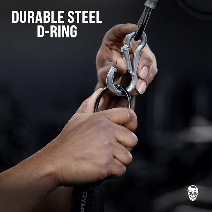 Gymreapers Tricep Rope Cable Attachment - Multi-Workout Tricep Pull Down Cable Attachment - Perfect