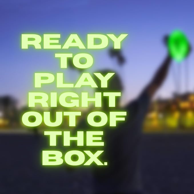 LIGHTRO - Soft Foam Glow in The Dark Football - 8" Youth Size - Super Bright LEDs - Batteries