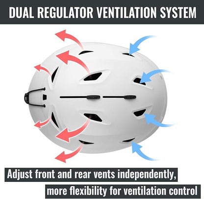 Ski and Snowboard Helmet - Active Ventilation, Audio Compatible Snow Sports Luxury Helmet With ASTM