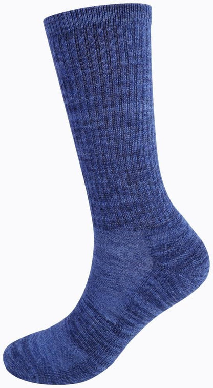 EnerWear 4 Pack Women's Merino Wool Outdoor Hiking Trail Crew Sock