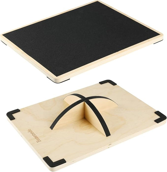 Professional Wooden Balance Board for Adults-Anti-Slip 350LBS Wobble Board for Physical Therapy