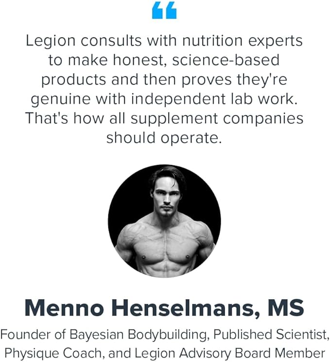 LEGION Whey+ Protein Whey Isolate from Grass Fed Cows - Whey Protein Isolate Powder Low Calorie