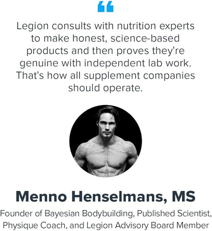 LEGION Whey+ Protein Whey Isolate from Grass Fed Cows - Whey Protein Isolate Powder Low Calorie