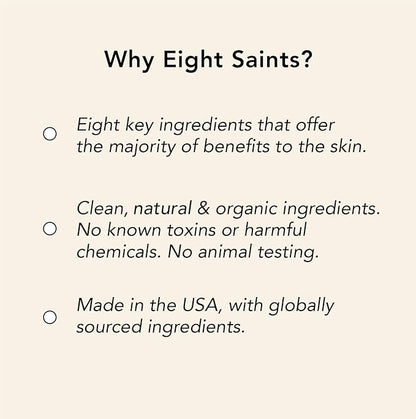 Eight Saints Firm Intentions Anti Aging Neck Cream, Natural & Organic, For Firming Skin and