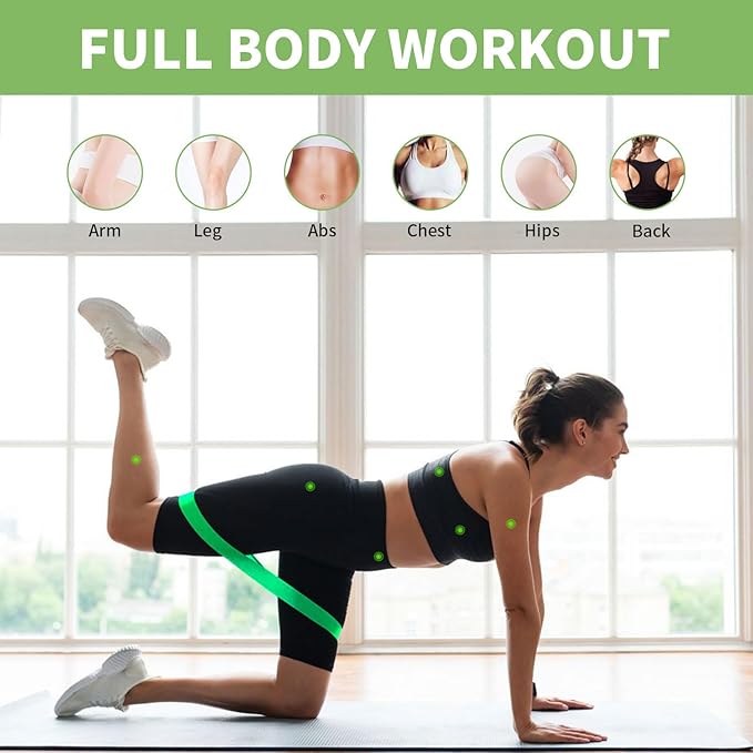 100 PCS Bulk Resistance Bands, Loop Exercise Bands Set for Gym Members Sports Class Students Gift