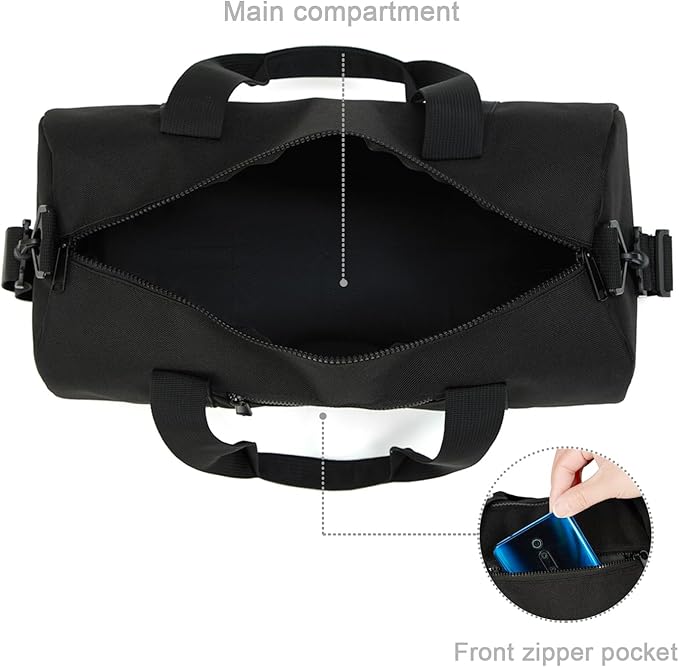Small Gym Bag Duffel Bag for Women Men Fitness Sports Bag Workout Adjustable Detachable Shoulder