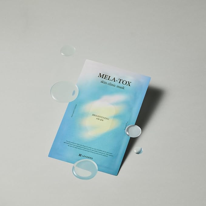 LEADERS Mela-Tox Skin Clinic Mask | Help Support and Refresh Skin Mask, Gentle & Non Irritating |