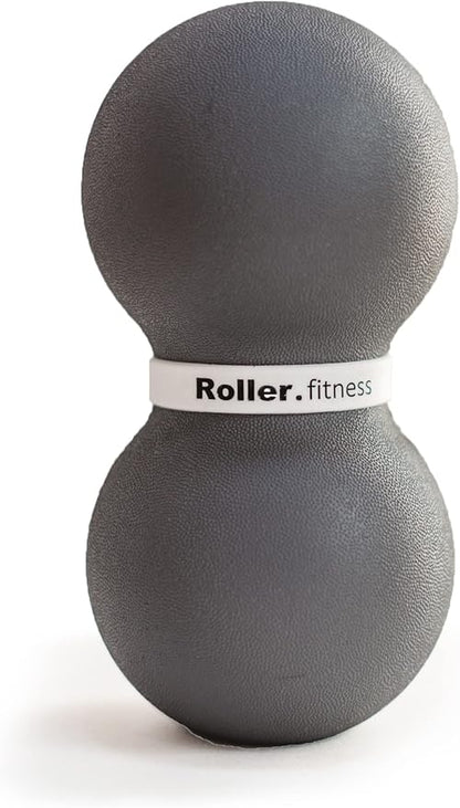 Fitness Infinity Roller, Peanut Foam Massage Ball, Large 8-Inch Double Exercise Roller (Gray