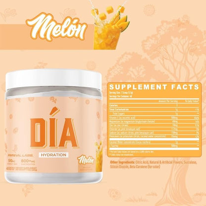 Primeval Labs Dia Hydration Electrolyte Powder | Vitamin C + Zinc, Taurine & Electrolytes | Low