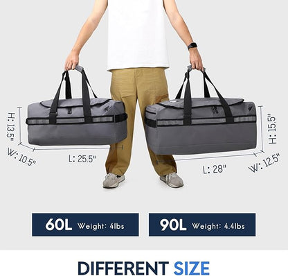 Haimont Gym Duffel Backpack Bag for Men Large Sports Duffle Bags with Backpack Straps for Hiking