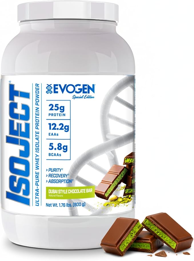 Evogen Isoject - Whey Protein Isolate | Ultra-Pure Whey Protein Powder with Ignitor Enzymes, BCAAs