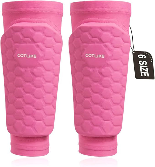 Soccer Shin Guards for Kids Youth Adults, Shin Guard Soccer Sleeves for 2-18 Years Old Boys Girls