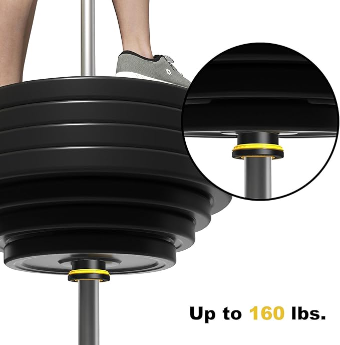 POWER GUIDANCE 50mm Barbell Clamps Barbell Collars, Quick Release Weight Olympic Barbell Clips for